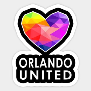 Orlando United One Pulse Heart Sticker